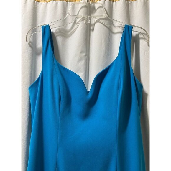 Badgley Mischka Sleeveless Sweetheart Neckline Mermaid Trumpet Maxi Dress Formal - Picture 4 of 14